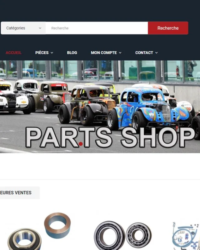Legends Cars Cup Shop, E-commerce
