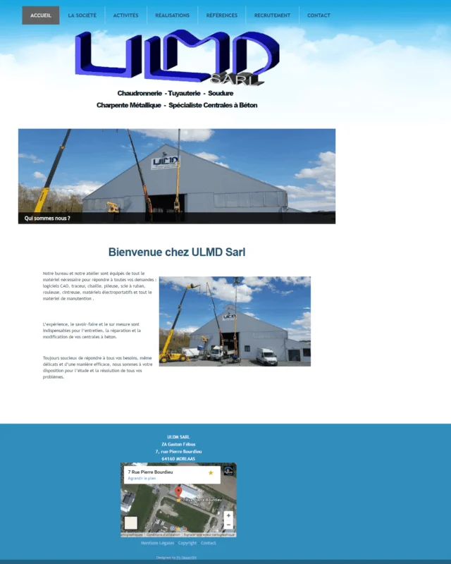 ULMD France, Site Vitrine